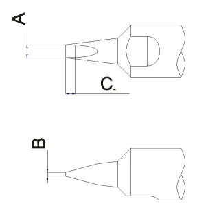 Schematic diagram of 911G D-type bits