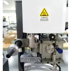 Quick 371TI solder wire feeder installed on a Quick 9xxx series soldering robot